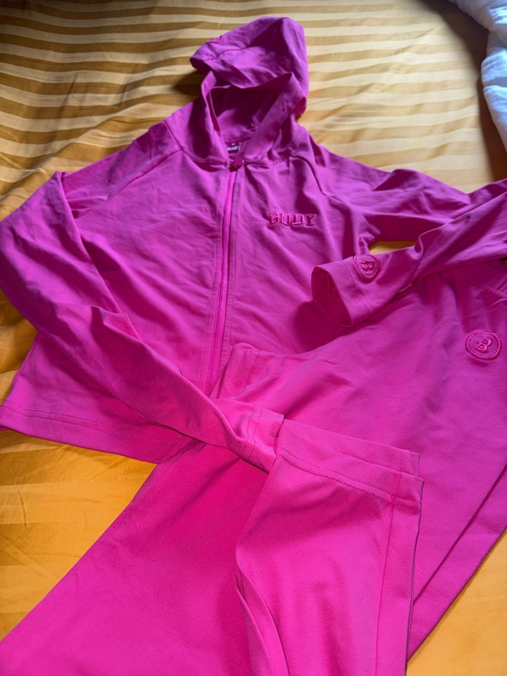 Body by Raven Pink Zip-Up HoodieSet - Picture 6 of 9